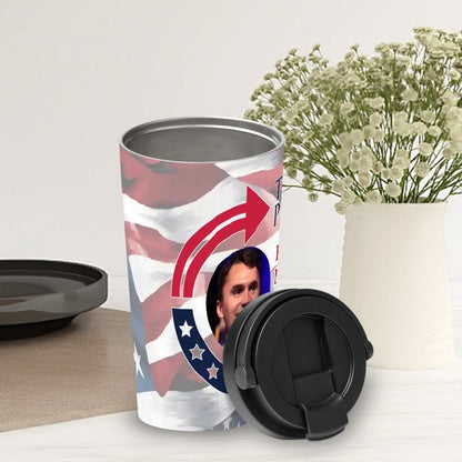 17 oz Insulated Coffee Mug with Lid & Carrying Handle