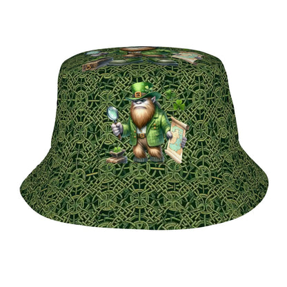 St Patrick Bigfoot / Sasquatch, Adult Bucket Hat