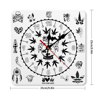 Ganja Square Wall Clock