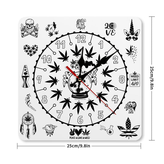 Ganja Square Wall Clock