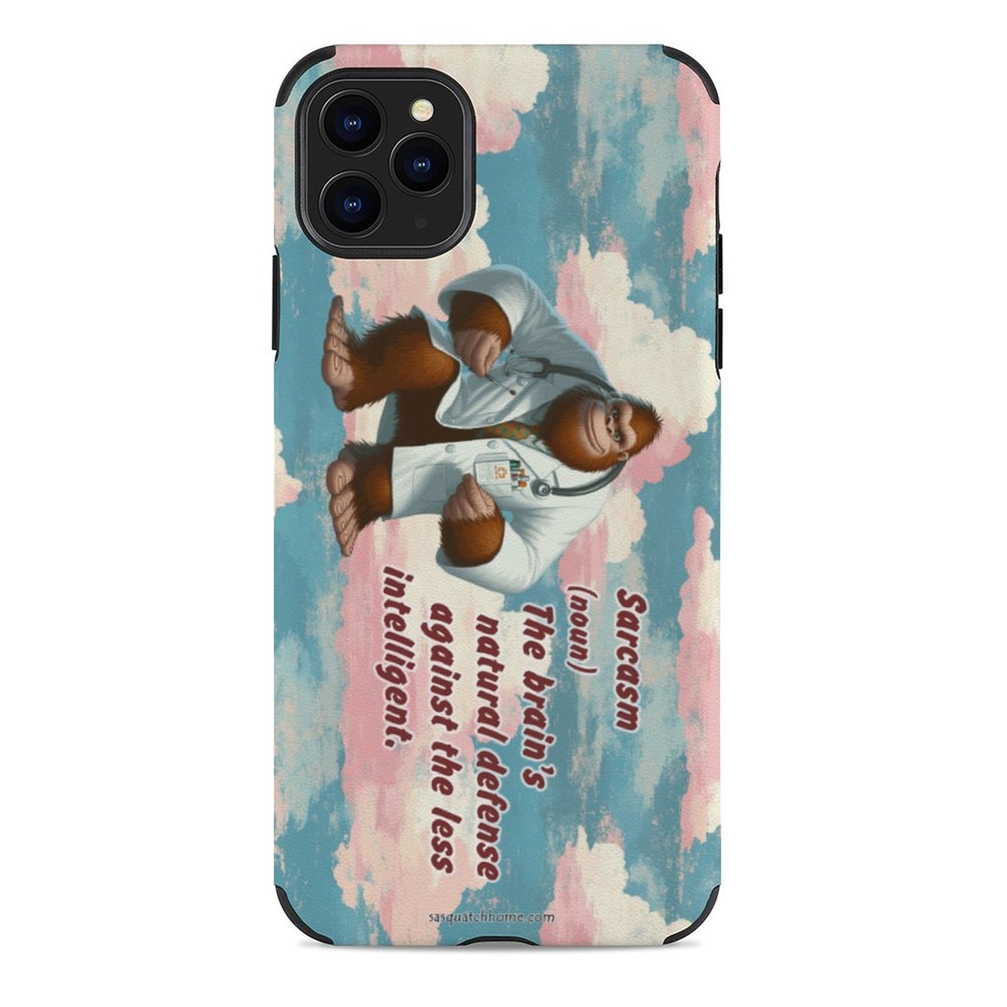 Bigfoot / Sasquatch Dr, "Sarcasm..", Microfiber iPhone 11 Cases