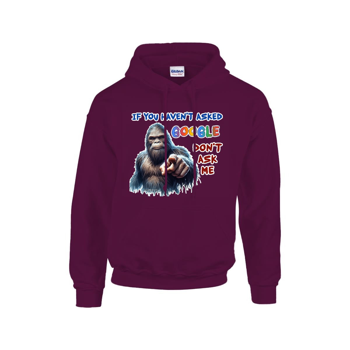 Sasquatch, Bigfoot Design, Gildan 18500 Poly-Cotton Hoodie