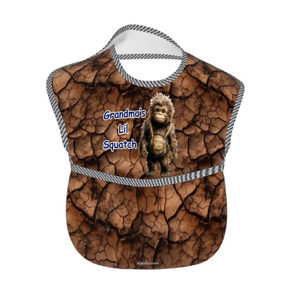 "Grandma's Little Squatch", Baby Bibs Customized Services