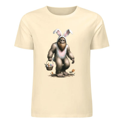 Bigfoot - Sasquatch Easter Bunny Short Sleeve Cotton T-Shirt