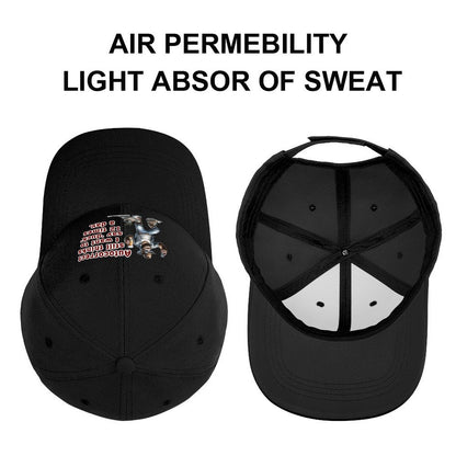 “Sarcastic Sasquatch” Series Polyester Baseball Caps – “Autocorrect still thinks…”