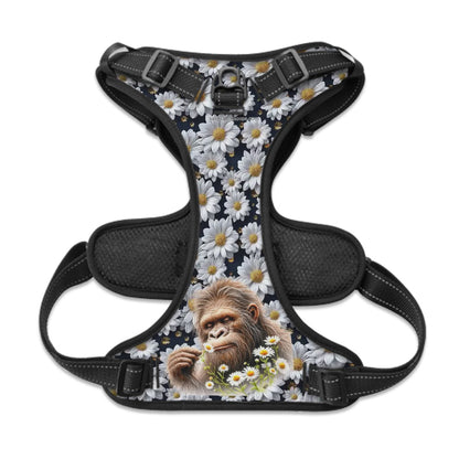 Bigfoot, Sasquatch & Daisies, Oxford Fabric Dog Harness