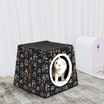 Kitty Cat Design 1, Capsule Pet Bed