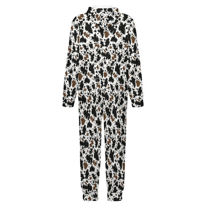 10 Misc Designs, Youth Flannel Footless Zip up Pajama Jumpsuit