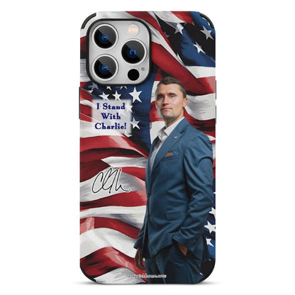 Charlie Kirk Memorial, Microfiber iPhone 13 Cases