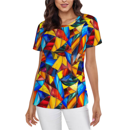 Women's Short-Sleeve T-Shirt, Deco Design