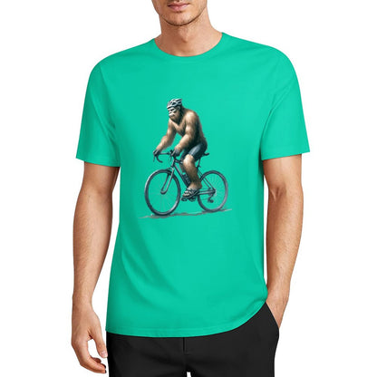Bigfoot - Sasquatch Bicycle Short Sleeve Cotton T-Shirt