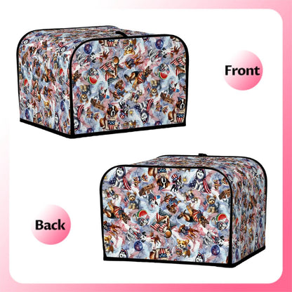 8 Patriot Animal Designs, 4 Slice Toaster Cover