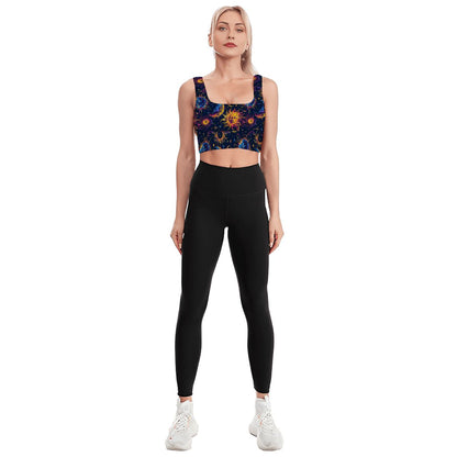 Astronomy Design, Traditional Sports Bra, Yoga Top