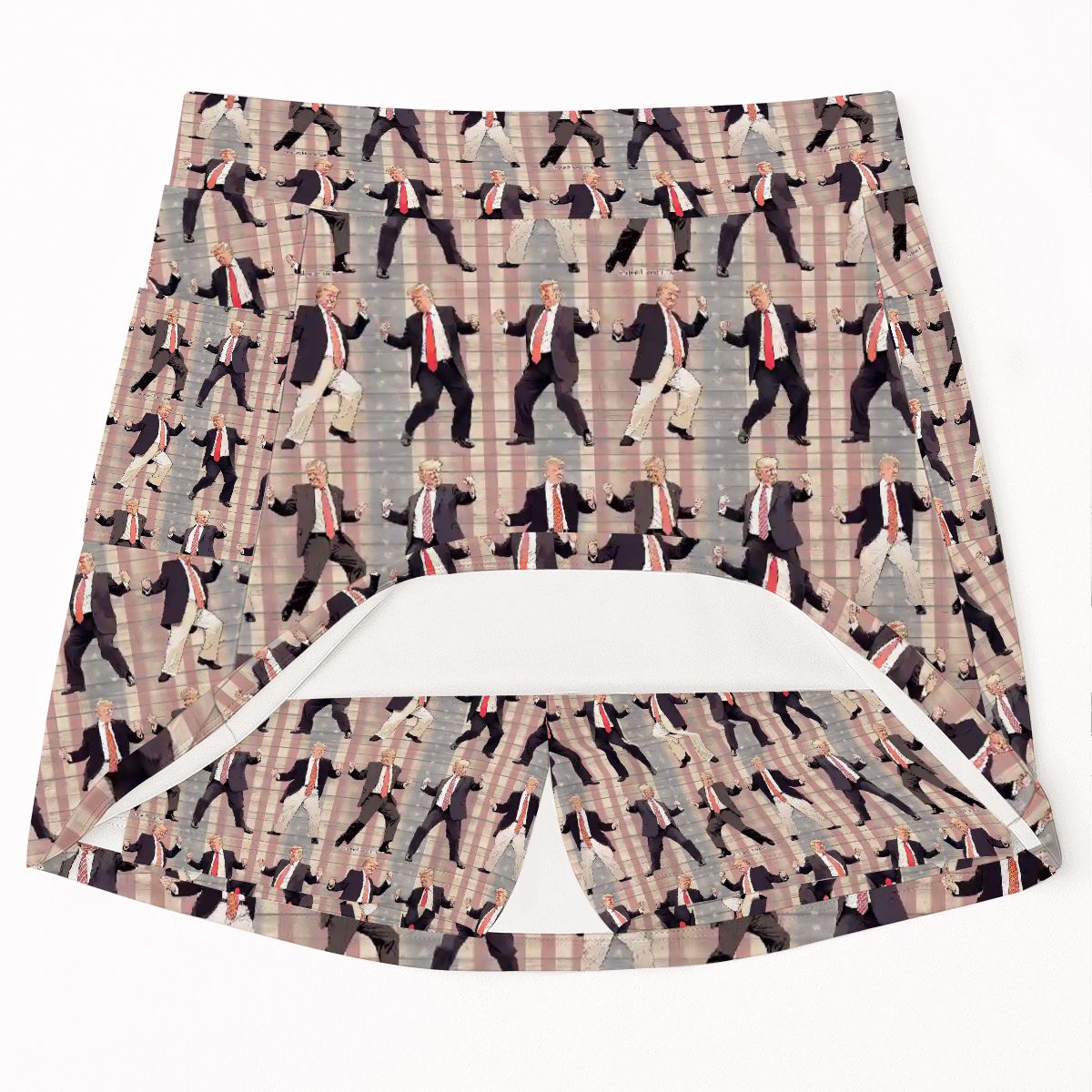 10 Donald Trump Designs, Women’s Milk Silk Sports Skorts with Pockets