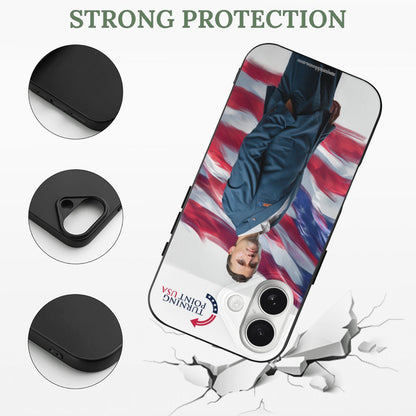 Charlie Kirk, Turning Point USA, iPhone 17 TPU Black Phone Case