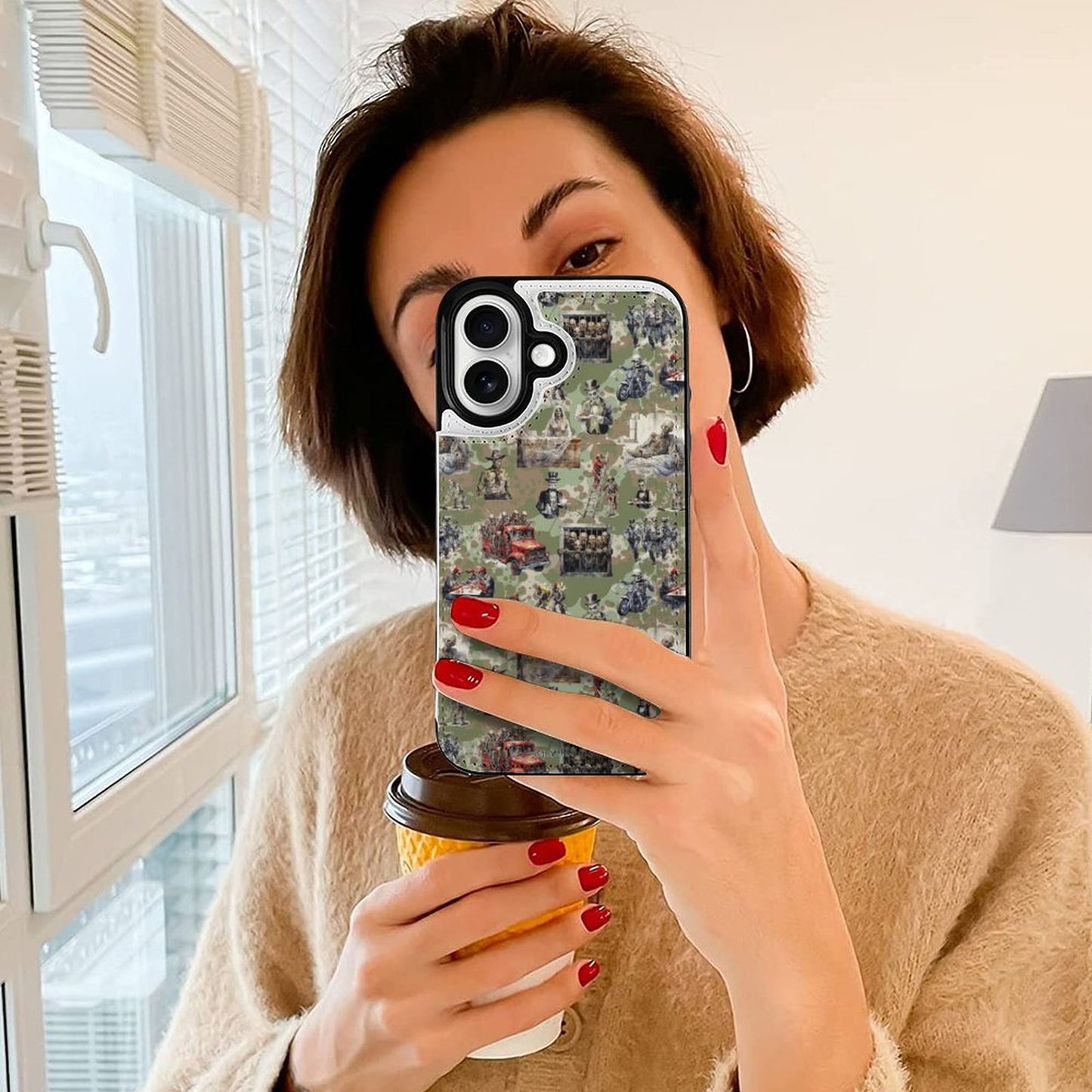 20 Misc Designs, iPhone 16 Faux Leather Wallet Case