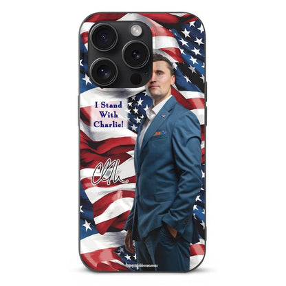 Charlie Kirk Memorial, TPU Apple iPhone 15 Series Case