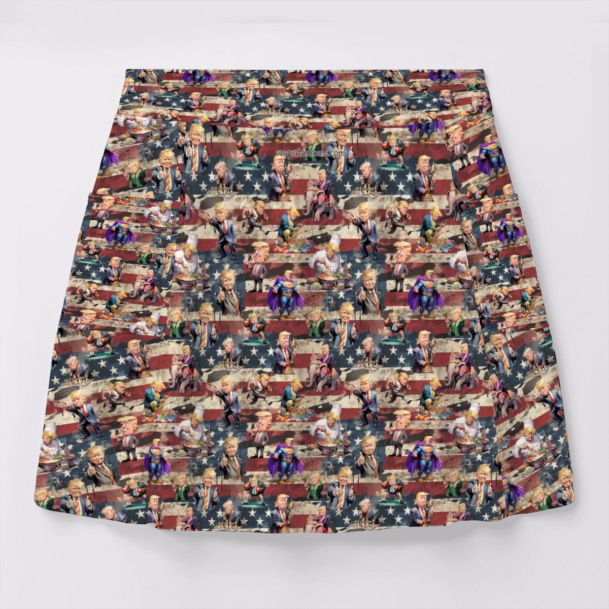 10 Donald Trump Designs, Women’s Milk Silk Sports Skorts with Pockets