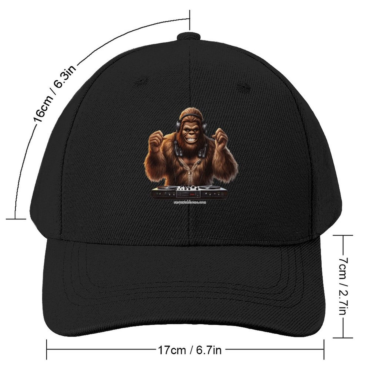 Disk Jockey Polyester Baseball Cap
