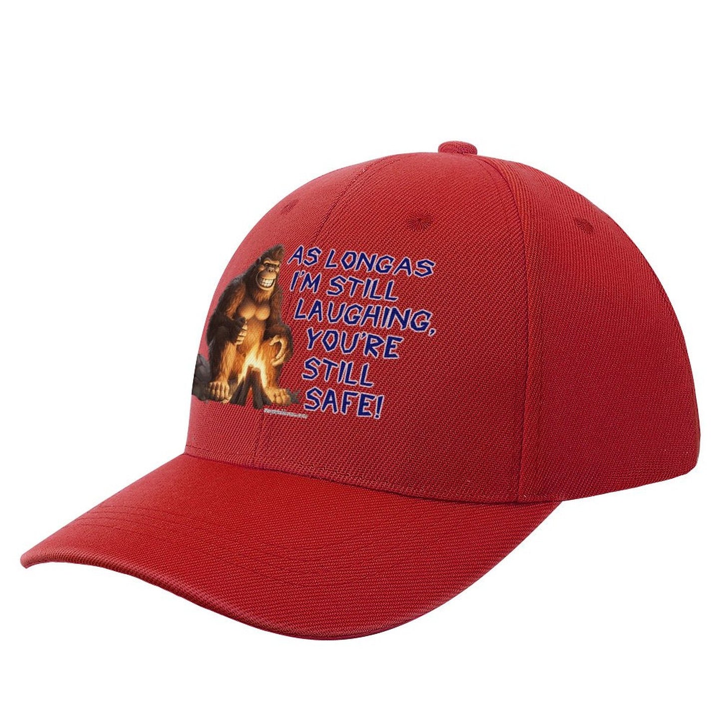 “Sarcastic Sasquatch” Series Polyester Baseball Caps – “As long as I’m laughing…”