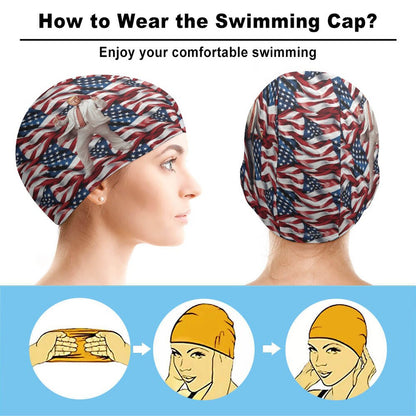 Donald Trump Dance, Adult Swimming Cap