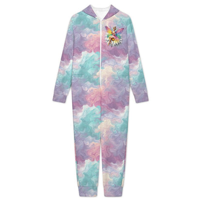 Fairy, Youth Flannel Footless Zip up Pajama Jumpsuit