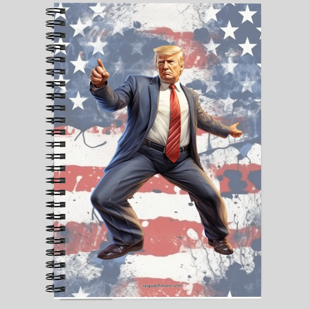 Dancing Donald Trump Spiral Notebook