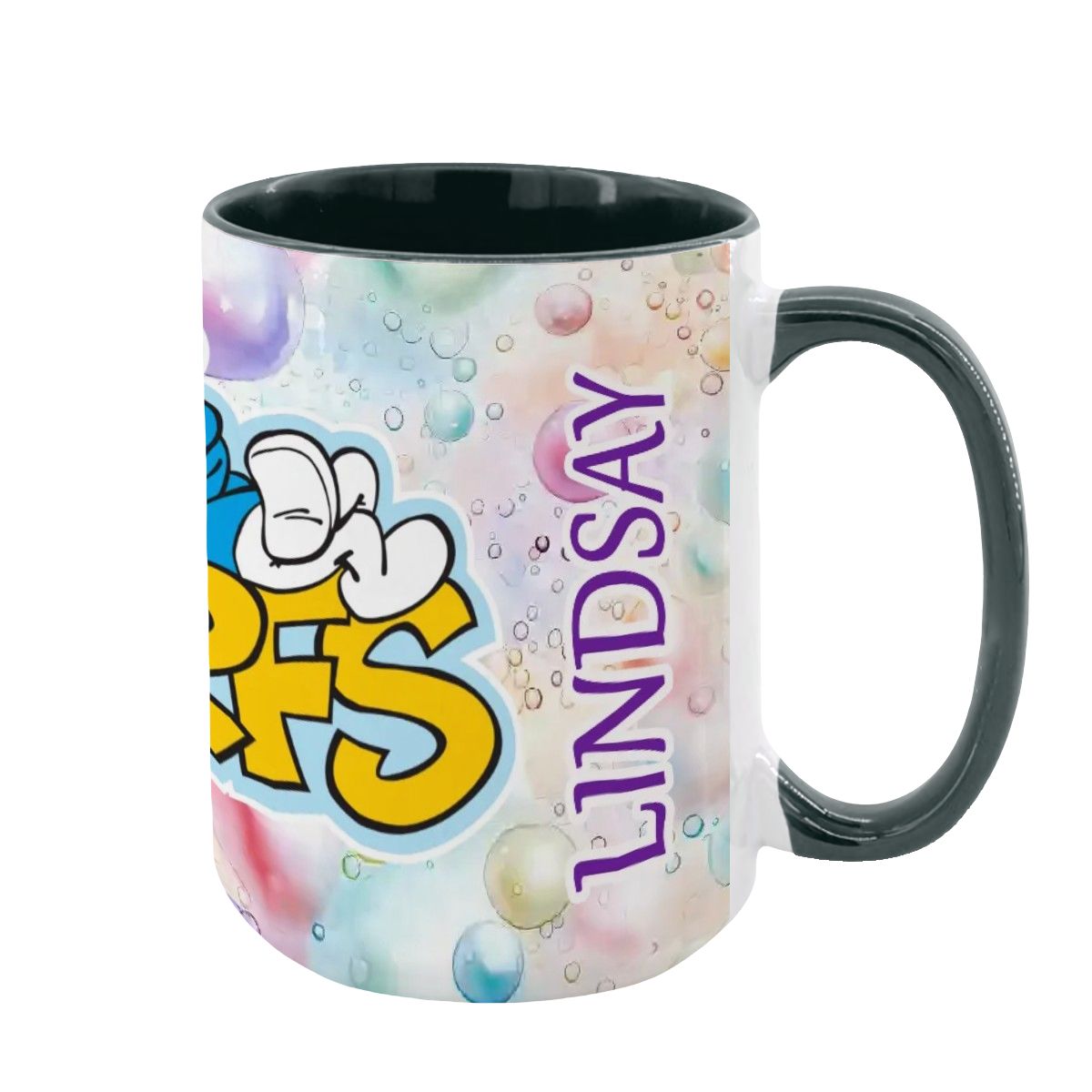 Smurfs Large 15 Ounce Colorful Mugs – Made In USA