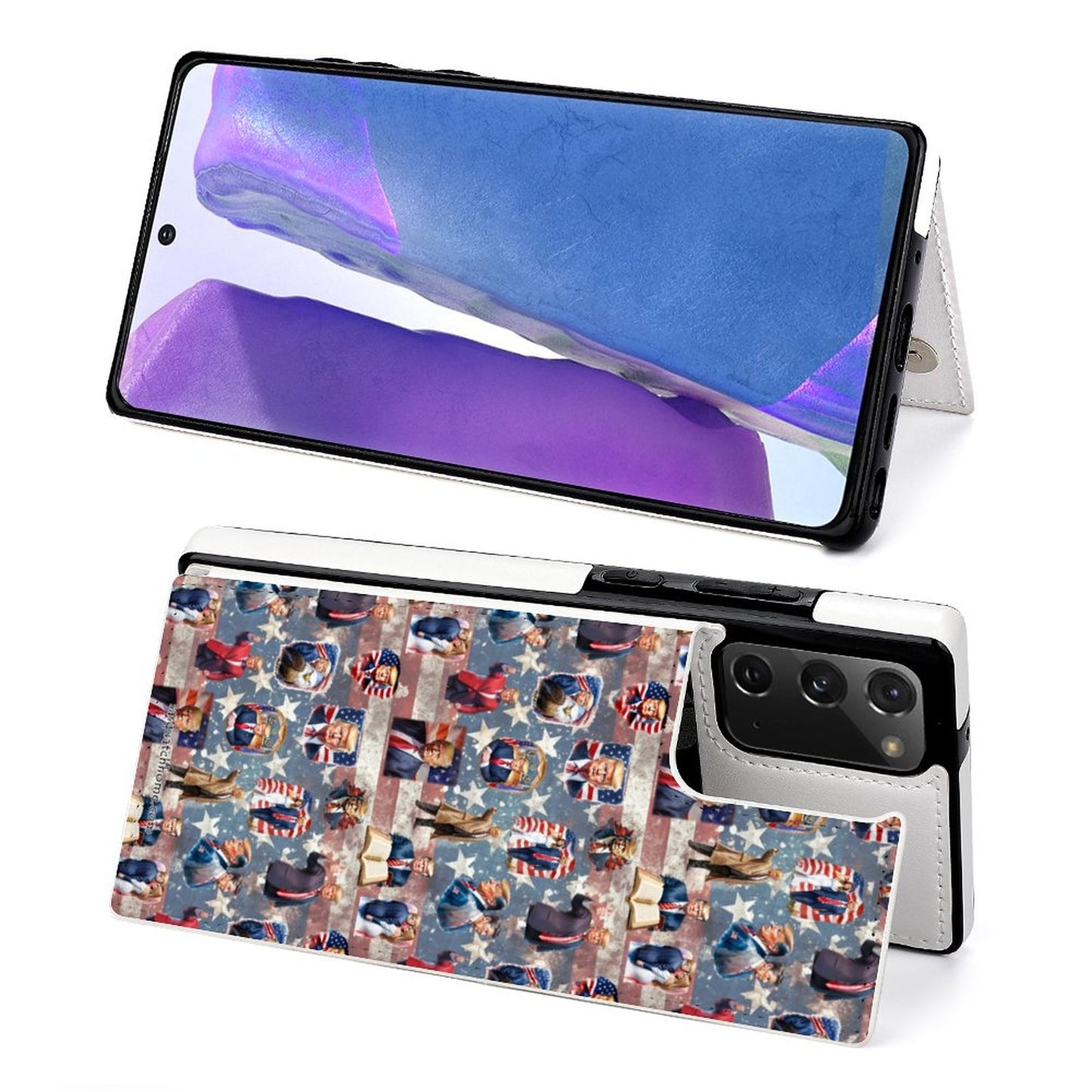 Samsung Note20 Flip Phone Cases - Donald Trump 20 Designs