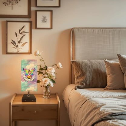 Fairy, Square Table Lamp with USB Ports, Charger