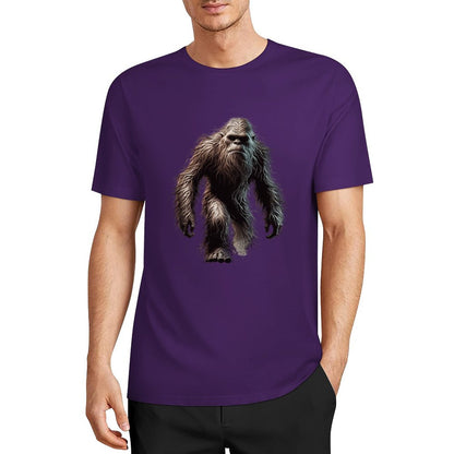 Bigfoot - Sasquatch Walking Short Sleeve Cotton T-Shirt