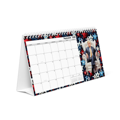 2026 Donald Trump Desk Calendar, Political Desk Calendar, Fun Desk Decor, Gift for Supporters, Office Humor Calendar