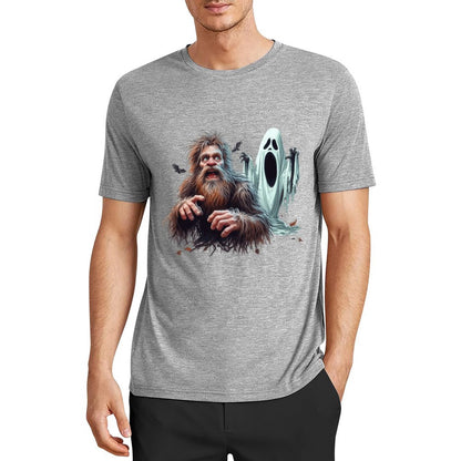 Bigfoot - Sasquatch Halloween Short Sleeve Cotton T-Shirt