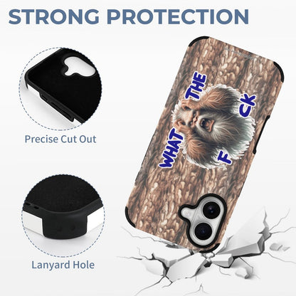 Bigfoot / Sasquatch "WTF", Microfiber iPhone Case for iPhone 16 Series