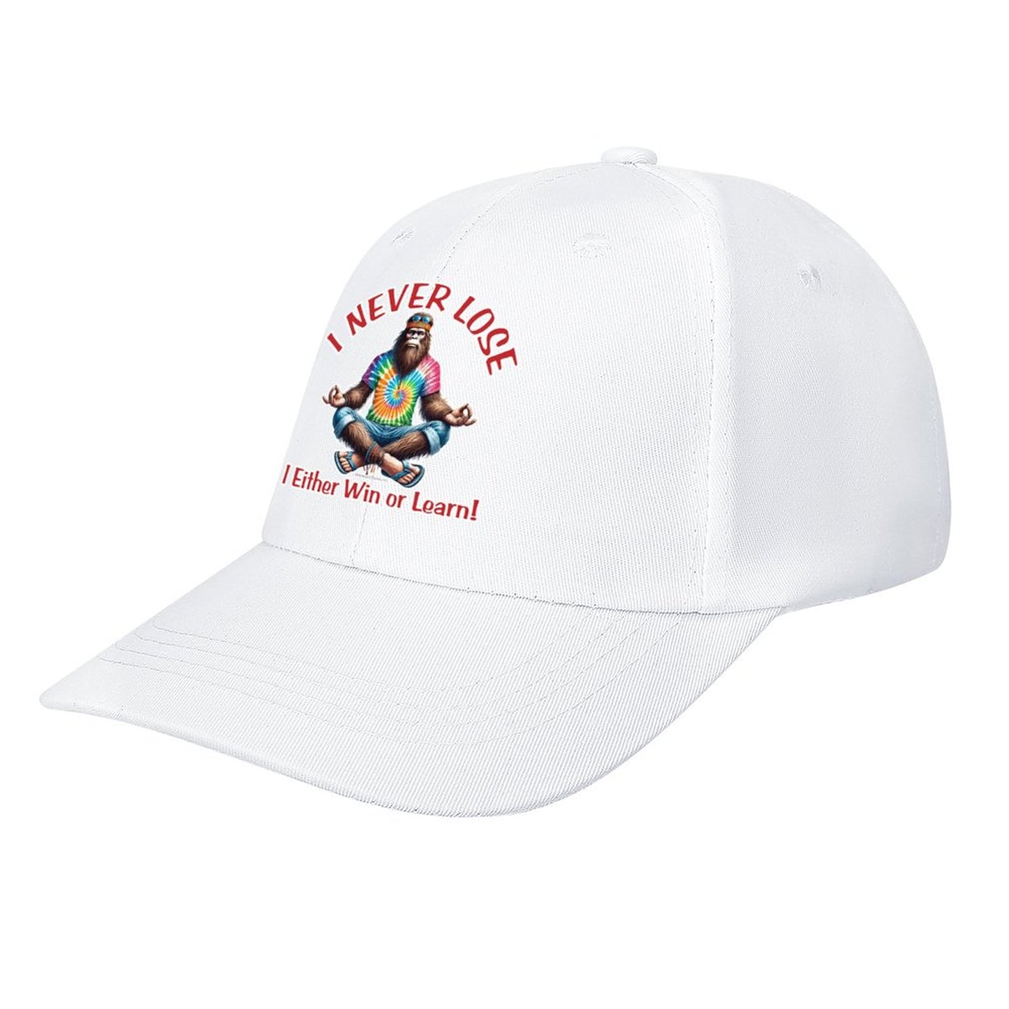 Bigfoot, Sasquatch “I never lose..", Baseball Cap – 8 Colors