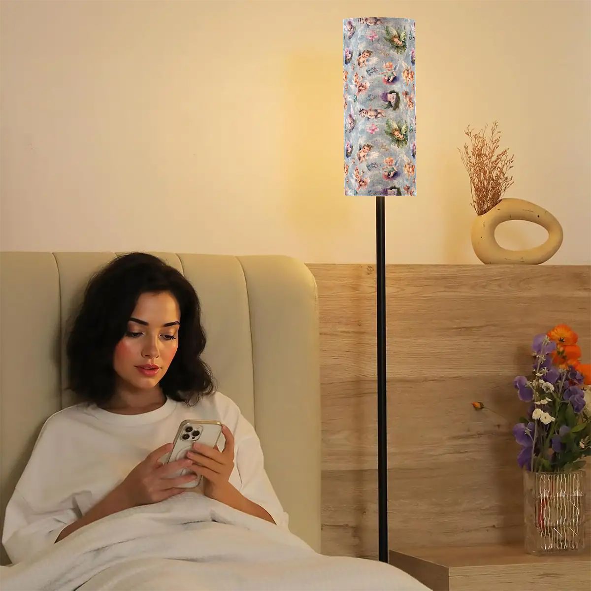 6 Beautiful Fairy Designs, Floor Lamp Modern Standing Lamp (Made in USA)