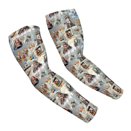 Fantasy + Designs, Sun Protection Arm Sleeves - 20 Designs, Dragons, Smurfs, Zombies