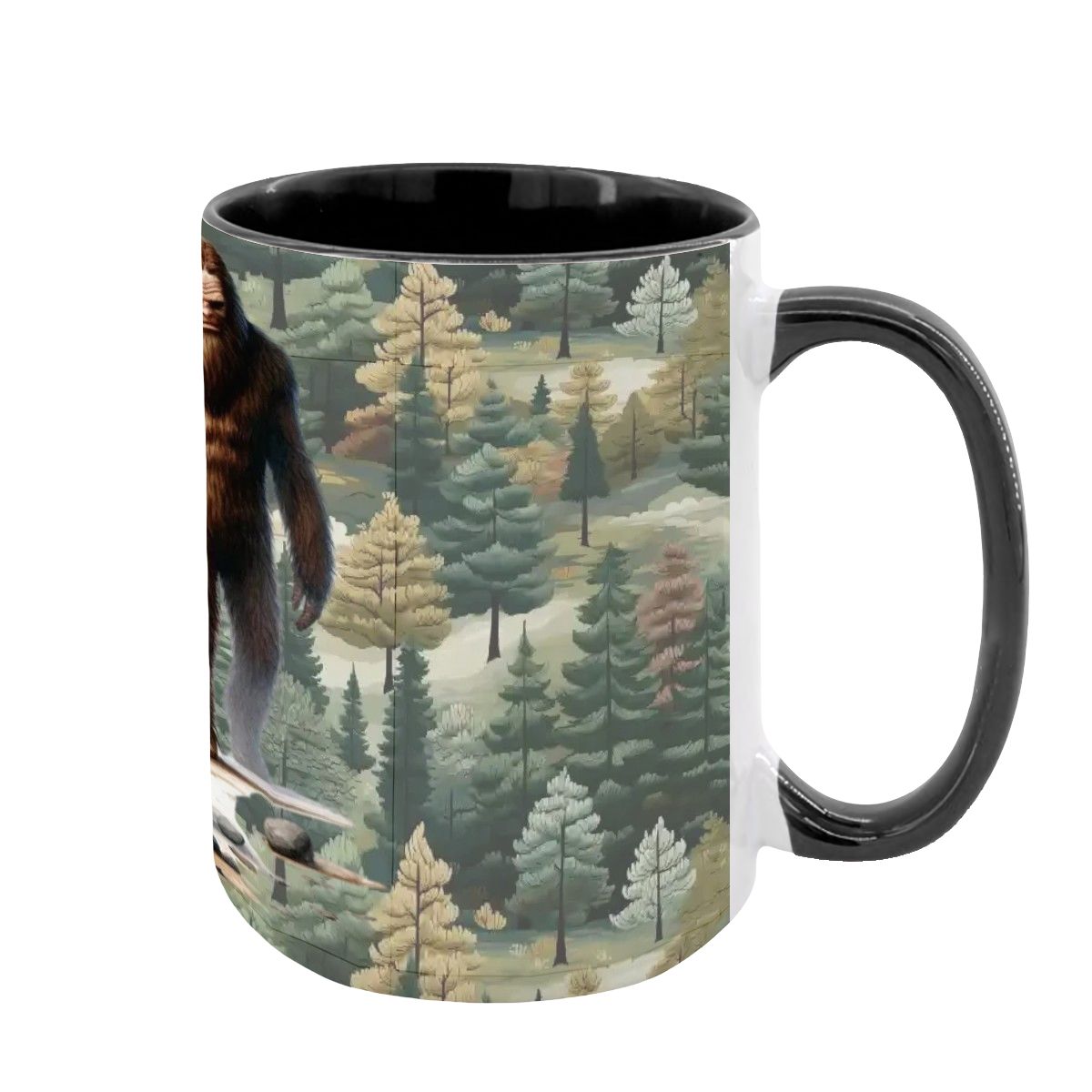 Sarcastic Sasquatch "Boo f_cking hoo", Large 15 Ounce Colorful Mugs – Made In USA