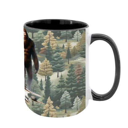 Sarcastic Sasquatch "Boo f_cking hoo", Large 15 Ounce Colorful Mugs – Made In USA