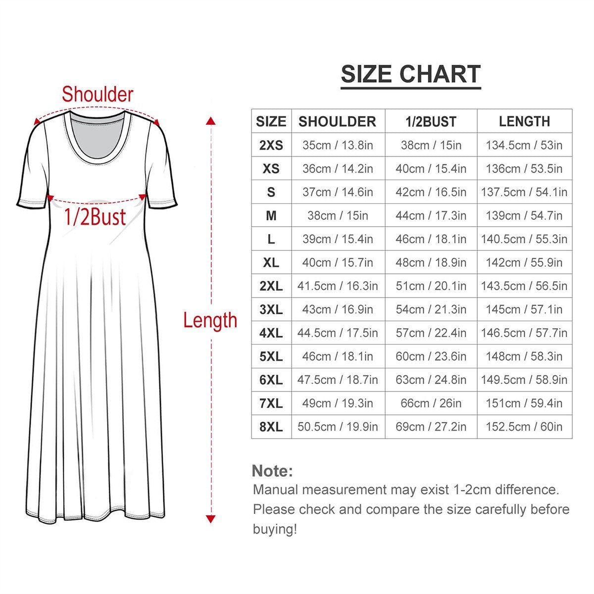 Colorful Design Crew Neck Short Sleeve Maxi Dress