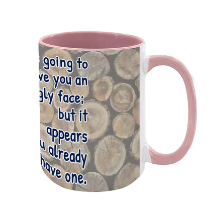 Sarcastic Sasquatch "I was going to..", Large 15 Ounce Colorful Mugs – Made In USA