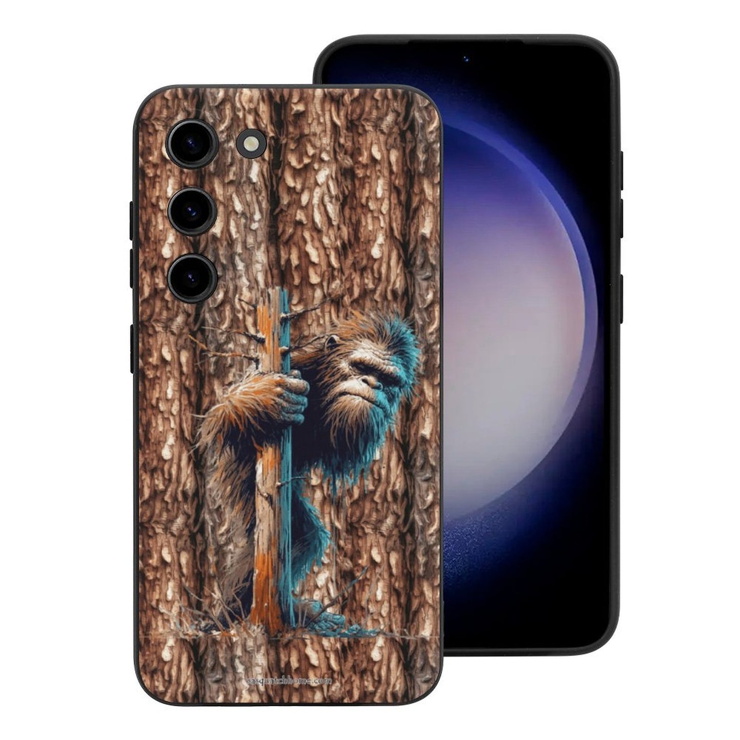 Bigfoot / Sasquatch Hiding, Samsung S23 Series TPU Cell Phone Case