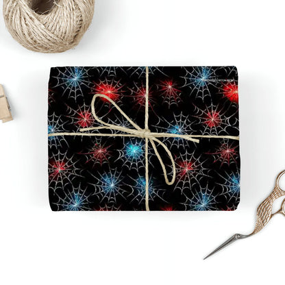 Spider Web, 3 Pack Gift Wrapping Paper Sheets