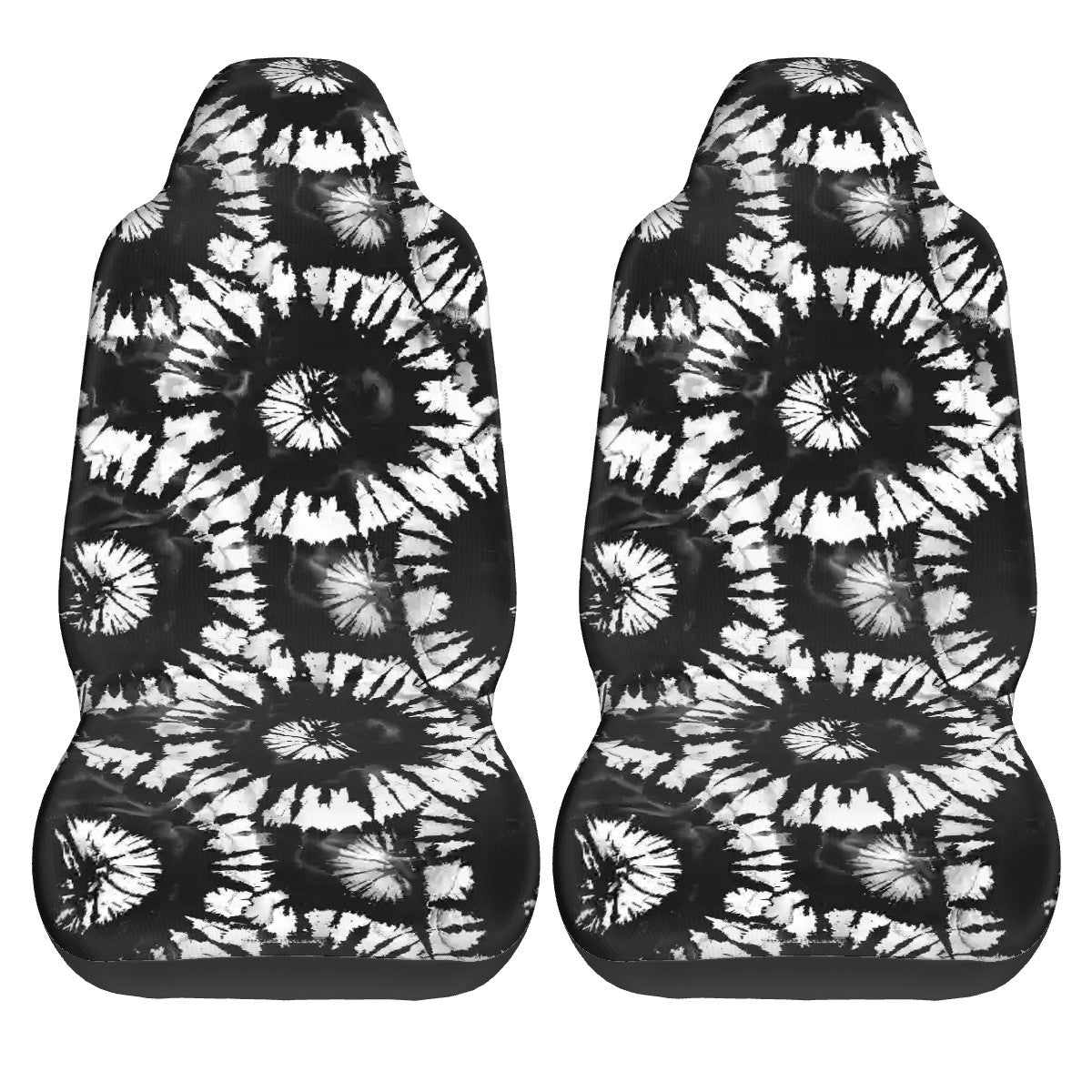 19 Tie Dye Designs, Set of 2 Front Auto Seat Cover
