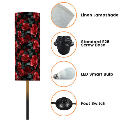 10 Beautiful Flower Designs, Floor Lamp Modern Standing Lamp (Made in USA)