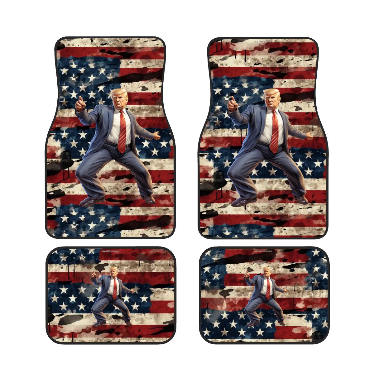 Donald Trump Dancing, 4 Piece Auto Floor Mats
