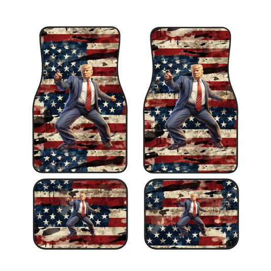 Donald Trump Dancing, 4 Piece Auto Floor Mats