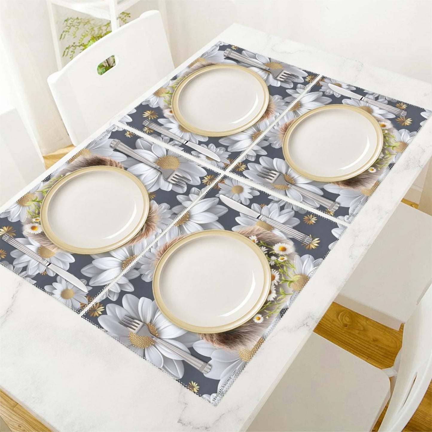 Sasquatch "Smell the Flowers" Placemat Set of 4