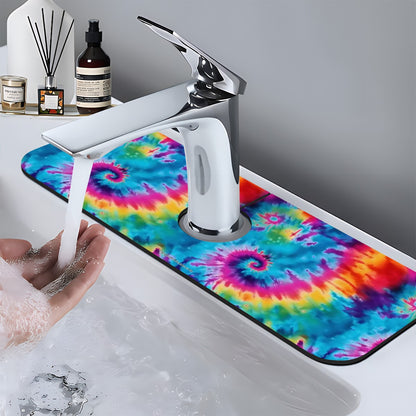 19 Tie Dye Designs, Faucet Mat