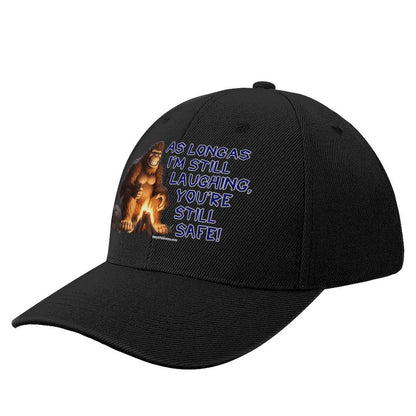 “Sarcastic Sasquatch” Series Polyester Baseball Caps – “As long as I’m laughing…”